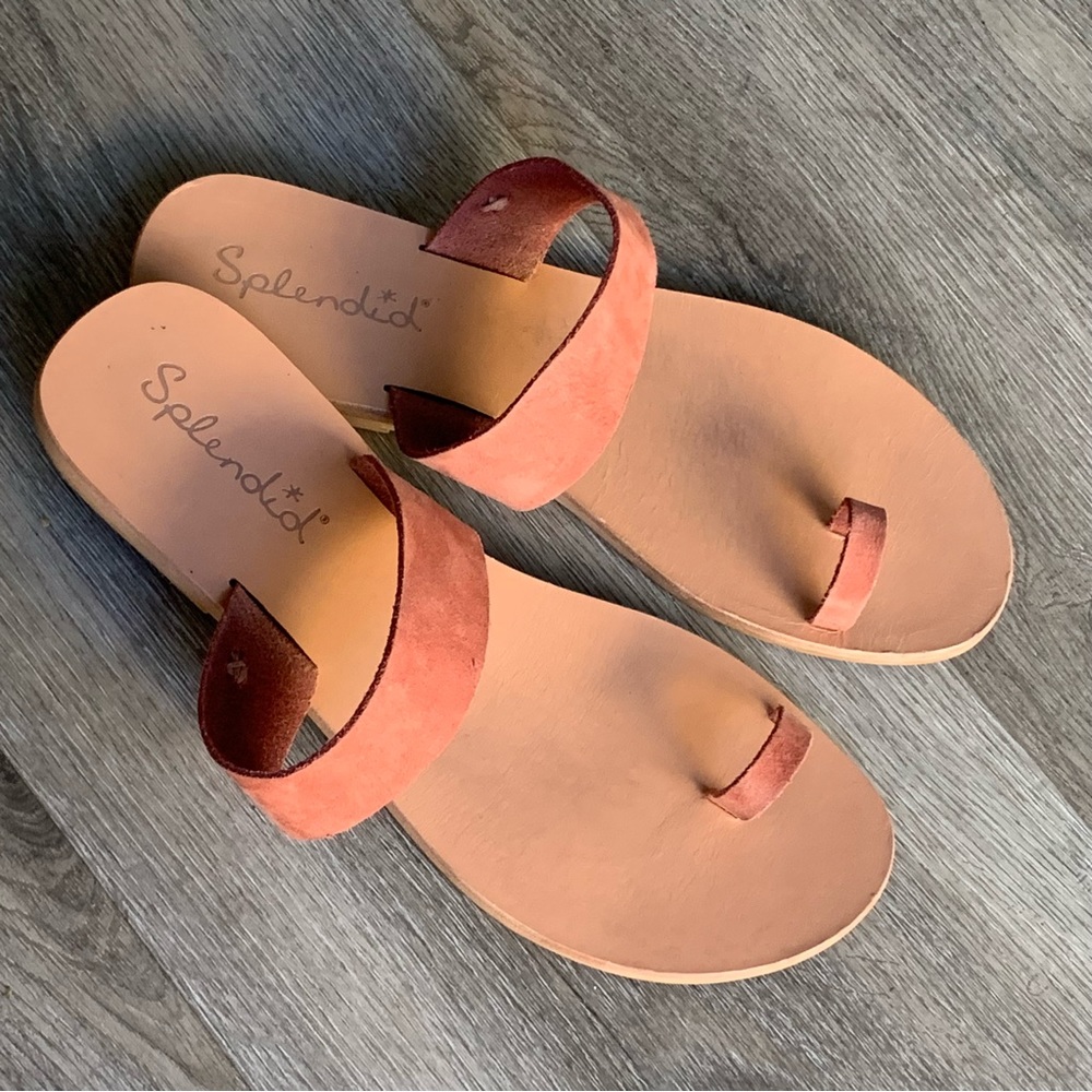 Splendid Serenity Leather Toe Loop Slide Sandal S… - image 8